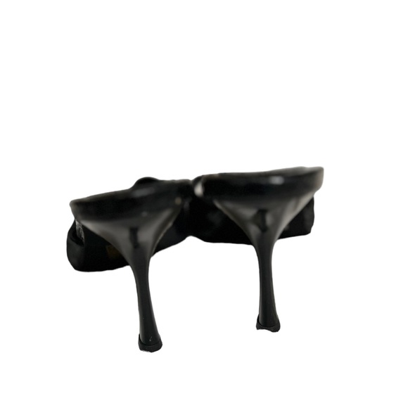 JEFFREY CAMPBELL Python Snake Pattern Leather Heels Mules - Picture 4 of 11